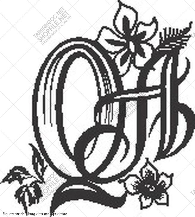 file vector chu long dep mat qa 
